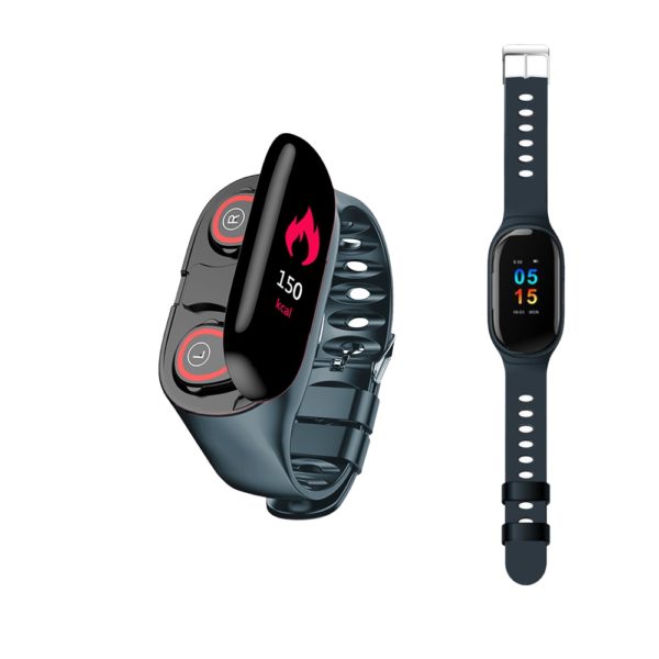 M1 Smart Watch Newest with Bluetooth Earphone - Image 9