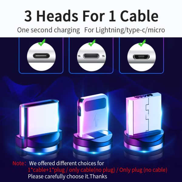 3m Magnetic Micro USB Cable - Image 3