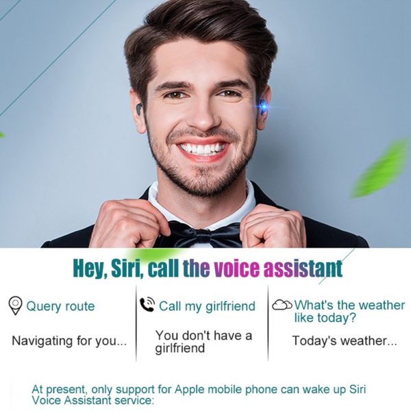 Mini Wireless Bluetooth Noise Cancelling Earbuds TWS Headphones - Image 2