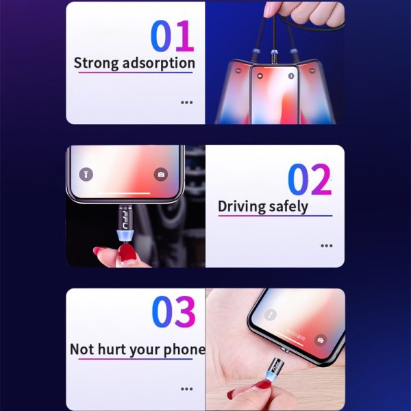 3m Magnetic Micro USB Cable - Image 2