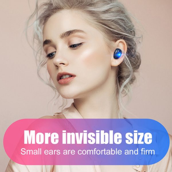 Mini Wireless Bluetooth Noise Cancelling Earbuds TWS Headphones - Image 4