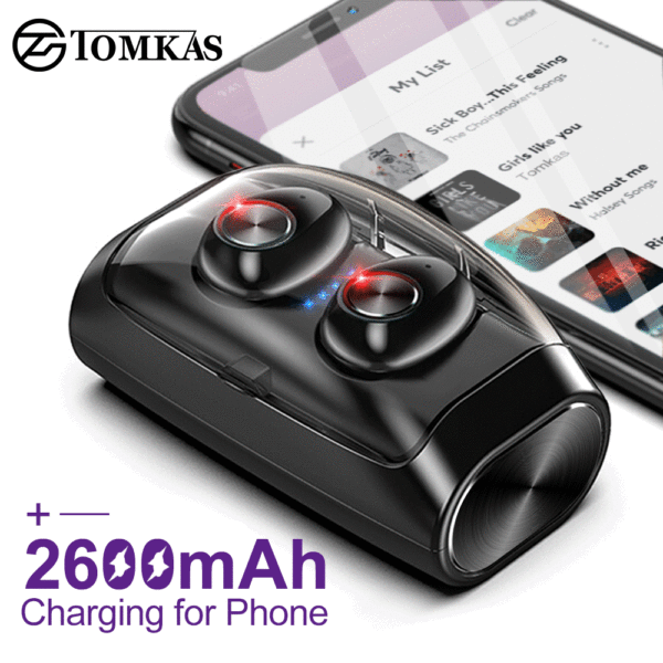 Mini Wireless Bluetooth Noise Cancelling Earbuds TWS Headphones