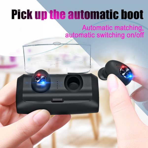 Mini Wireless Bluetooth Noise Cancelling Earbuds TWS Headphones - Image 3