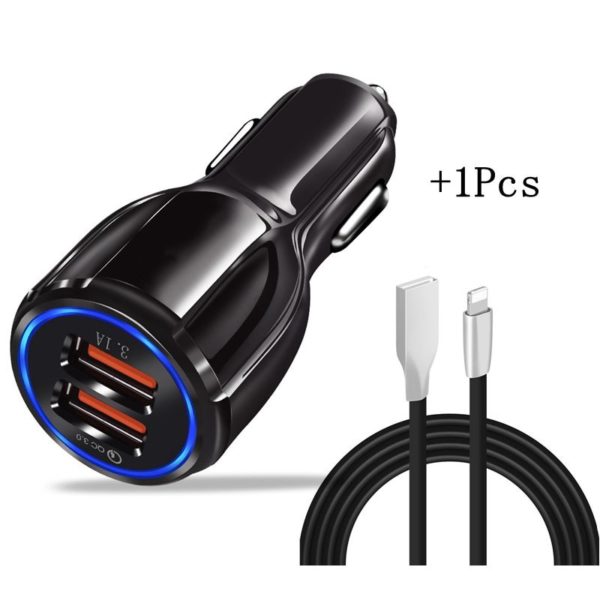 Quick Charge 3.0 Car Mobile Phone Charger - Image 10