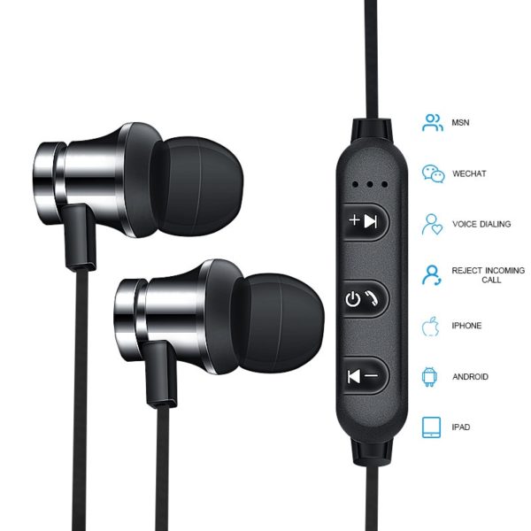 KUGE Bluetooth Earphone Sport Magnetic V4.2 - Image 2