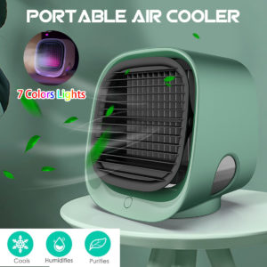 Mini Portable Air Conditioner Multi-function Humidifier Purifier USB