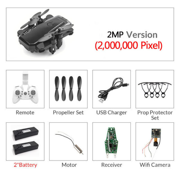 Foldable Mini Drone With Camera HD Quad-RC Quadrocopter - Image 33
