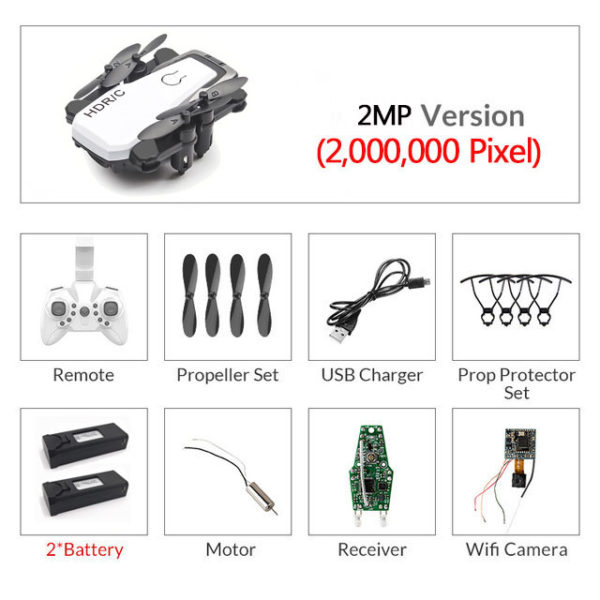 Foldable Mini Drone With Camera HD Quad-RC Quadrocopter - Image 8