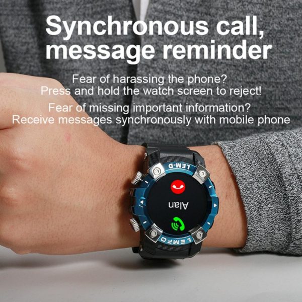 LEMFO Smart Watch With Bluetooth Earphones - Image 2