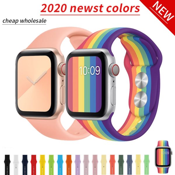 Sport band for apple watch 38mm 44mm 40mm 2020
