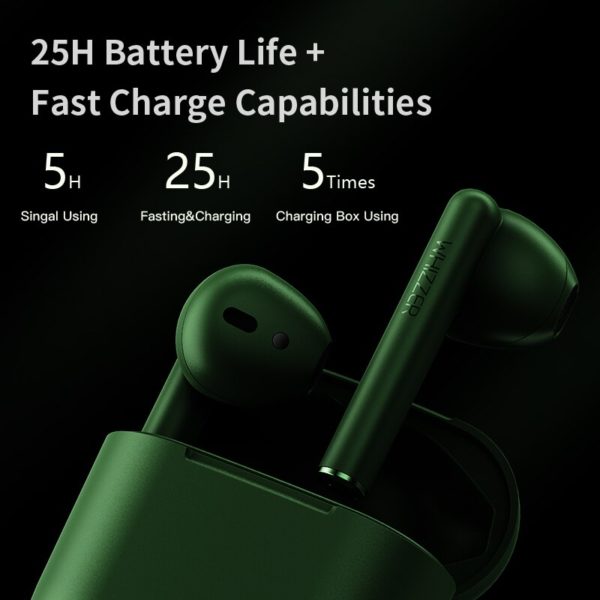 Whizzer B7 TWS BravoPods Wireless in ear earphone Voice control Bluetooth 5.0 Noise reduction Tap Control - Image 3
