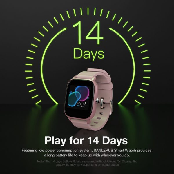 SANLEPUS Global Version Smart Watch 7 Sport Modes IP67 Waterproof Bluetooth Smartwatch Heart Rate Monitor Men Women Smart Band - Image 3
