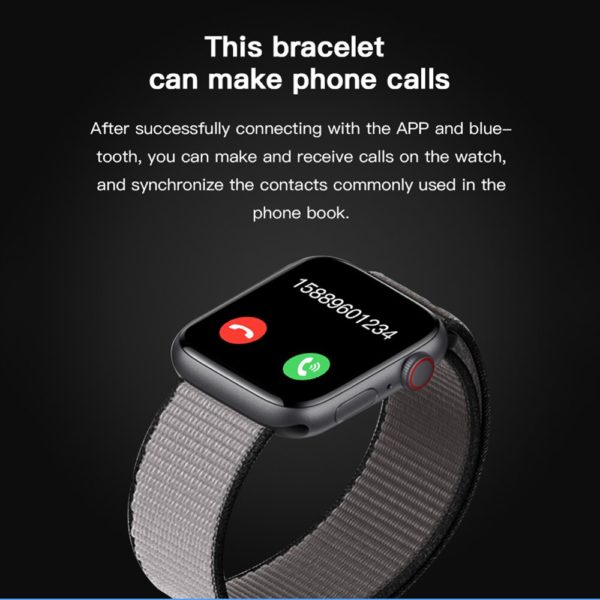 LEMFO 1.54 Inch Full Touch Smart Watch Men Women Bluetooth Call Heart Rate Monitor Music Smartwatch For Android IOS Apple Phone - Image 2