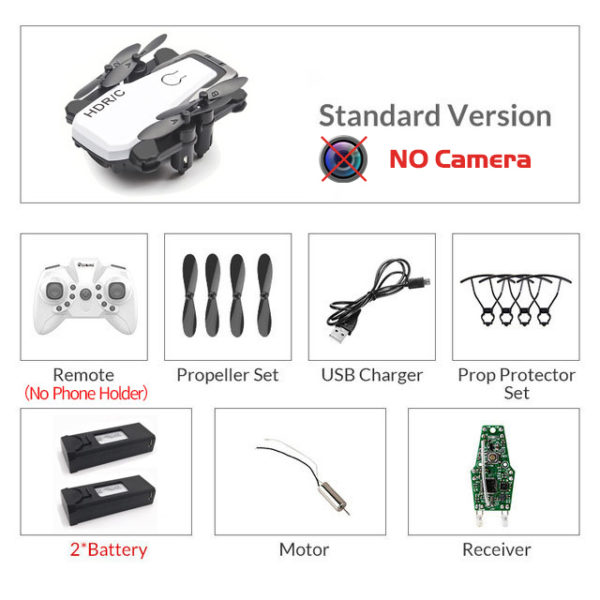 Foldable Mini Drone With Camera HD Quad-RC Quadrocopter - Image 20