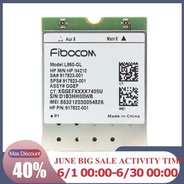 4G wireless card for Fibocom L850-GL LT4210 M.2 LTE-FDD/LTE-TDD/WCDMA cat 9 module
