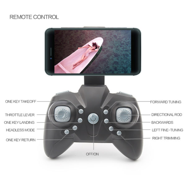 Foldable Mini Drone With Camera HD Quad-RC Quadrocopter - Image 6