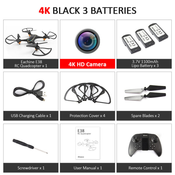 Dual Camera 4K Quadcopter Drone - Image 9
