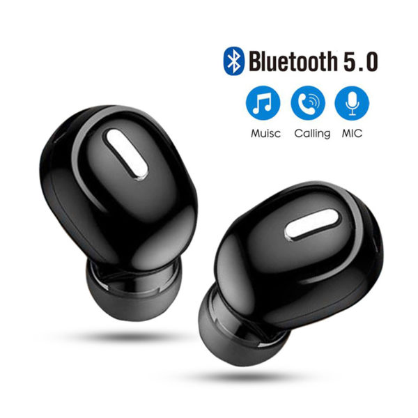 Mini In-Ear 5.0 Bluetooth Earphone Wireless Headset With Mic