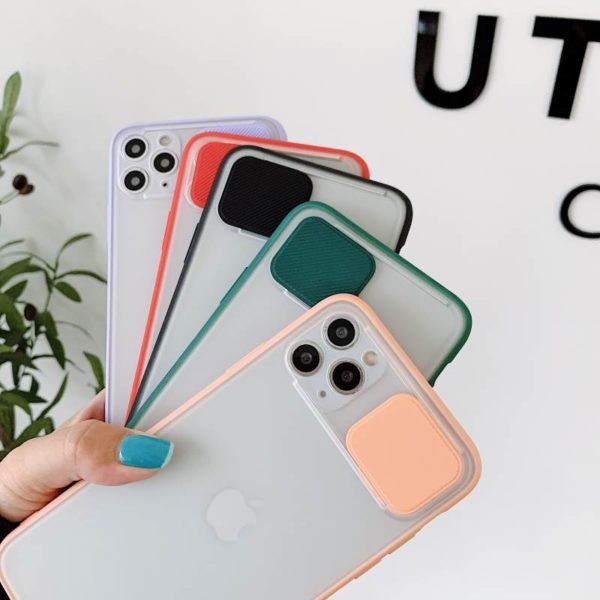 Slide Camera Lens Protection Phone Case For iPhone - Image 2