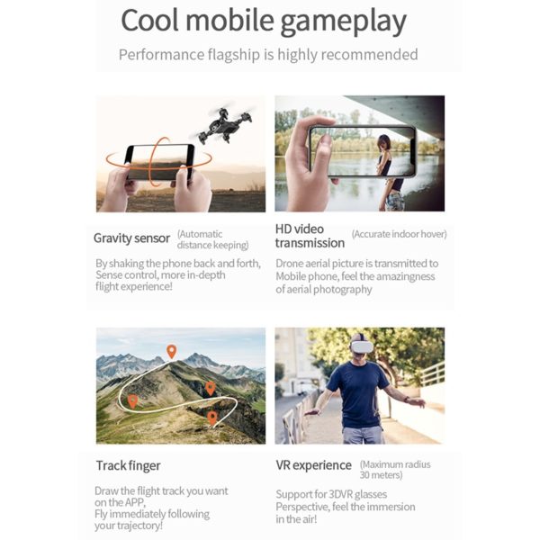 4k HD Wide Angle Camera 1080P WiFi Drone Dual Camera Quadcopter - Image 3