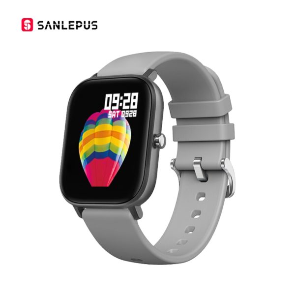 SANLEPUS Global Version Smart Watch 7 Sport Modes IP67 Waterproof Bluetooth Smartwatch Heart Rate Monitor Men Women Smart Band