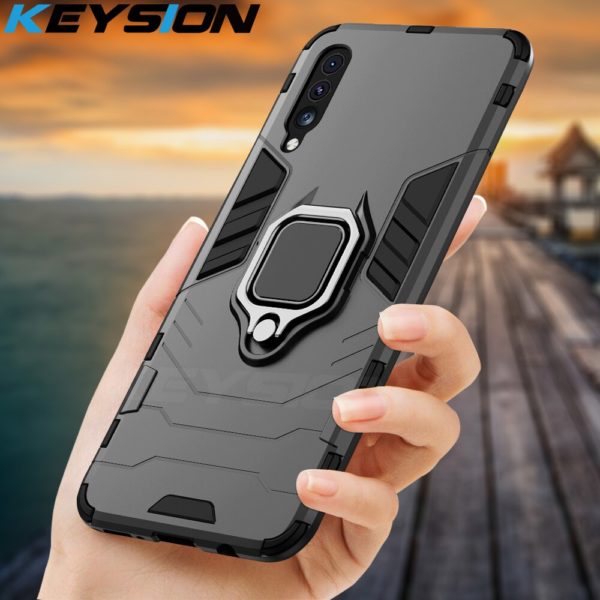 KEYSION Shockproof Armor Case For Samsung Galaxy A50 A70 A30 A20 M30 A51 A71 A10 Phone Cover for Samsung A40 A50s A30s A20s A10s - Image 2