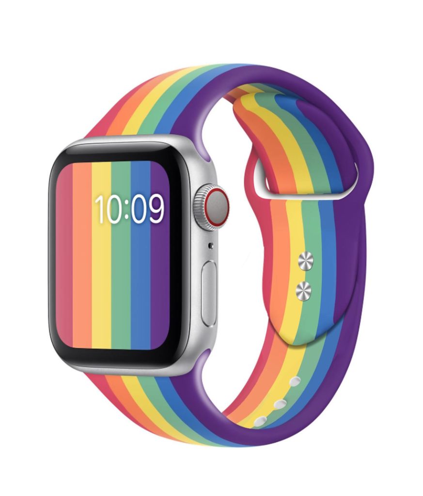 Sport band for apple watch 38mm 44mm 40mm pride band 2020