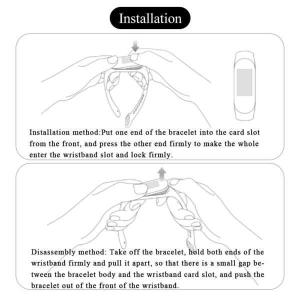 For Xiaomi Mi Band 5 Translucent Silicone Strap - Image 6