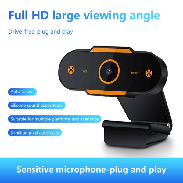 480/720/1080P/2k Web Camera HD USB2.0 Auto Focus Video Call With Mic for Live Broadcast Video Calling Conference Work