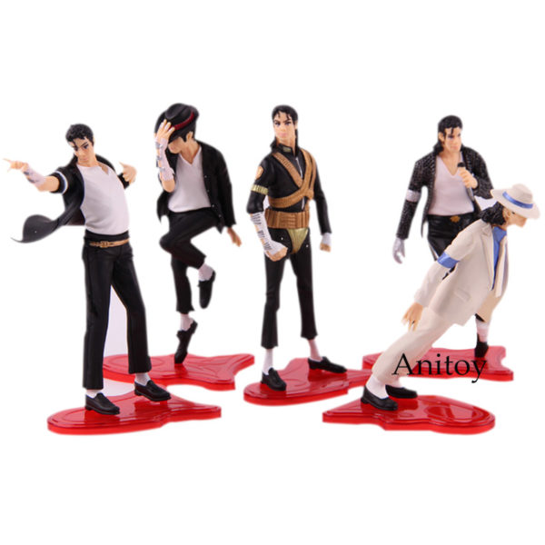 King of POP Michael Jackson Action Figure Dangerous World Tour 5pcs/set - Image 8