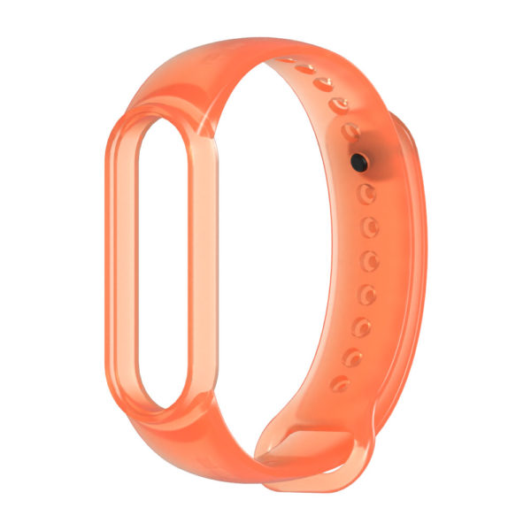 For Xiaomi Mi Band 5 Translucent Silicone Strap - Image 16