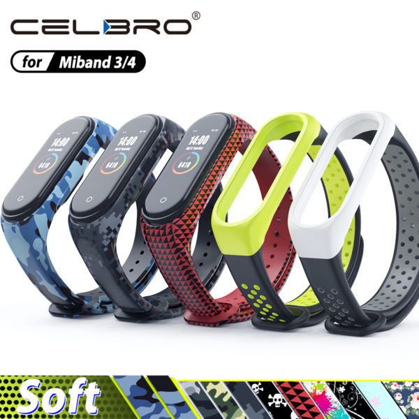 Silicone Bracelet for Xiaomi Mi Band 5 Camouflage