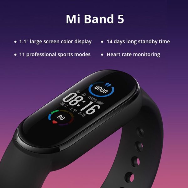 Original Xiaomi Mi Band 5 Multi-language - Image 3