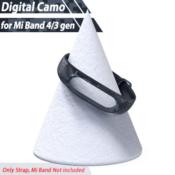 Silicone Bracelet for Xiaomi Mi Band 5 Camouflage - Image 7