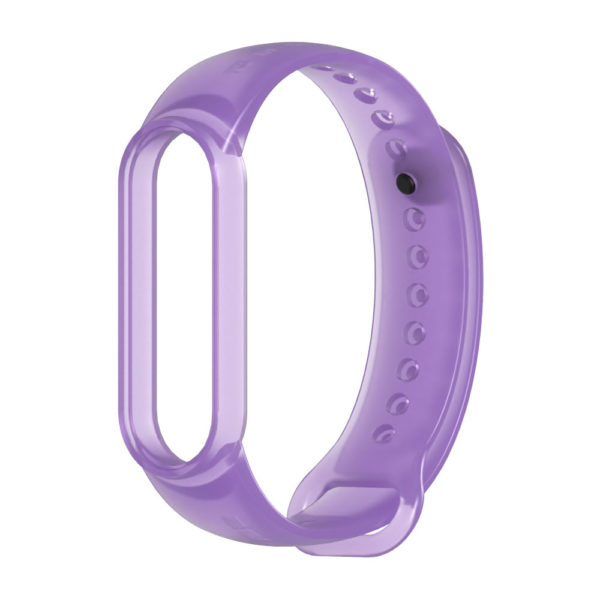 For Xiaomi Mi Band 5 Translucent Silicone Strap - Image 27