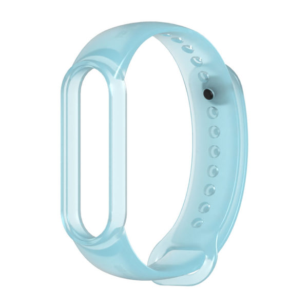 For Xiaomi Mi Band 5 Translucent Silicone Strap - Image 24