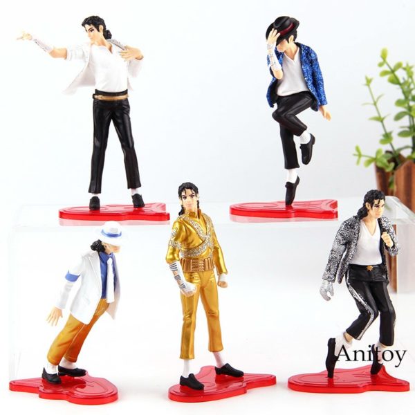King of POP Michael Jackson Action Figure Dangerous World Tour 5pcs/set - Image 2