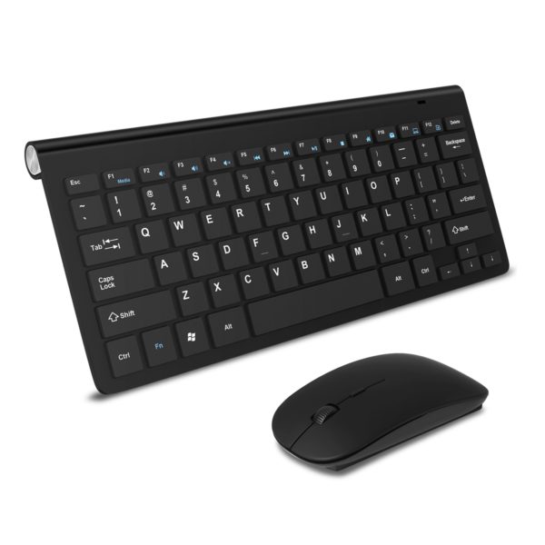 Slim Wireless Keyboard and Mouse 2.4G USB Mini