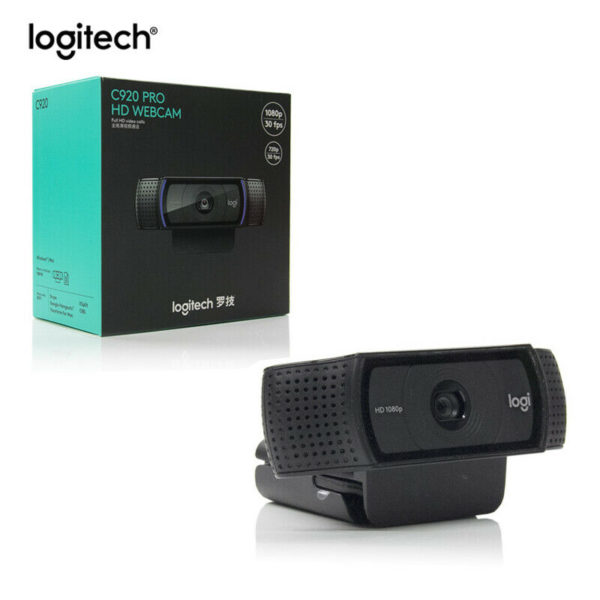 logitech 1080p Web Camera with Built-in HD Microphone