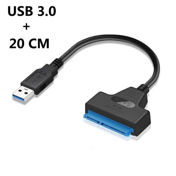 USB 3.0 to SATA3+22pin Hard Disk Cable Adapter