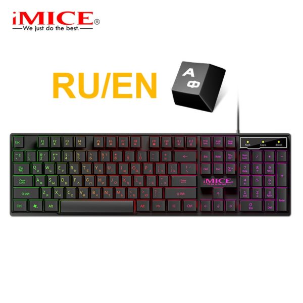 Gaming Keyboard and Mouse Set with RGB