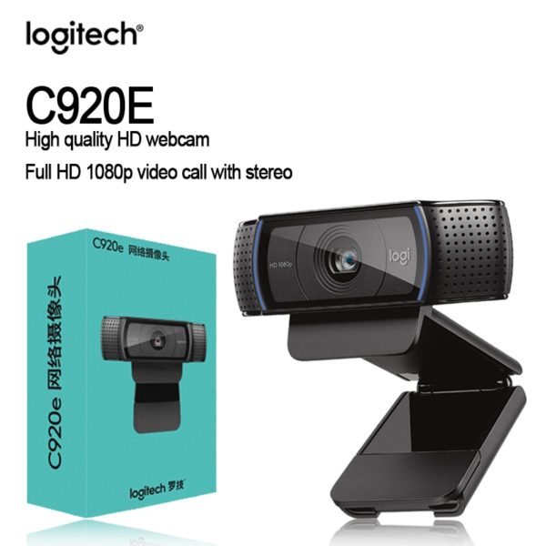 logitech 1080p Web Camera with Built-in HD Microphone