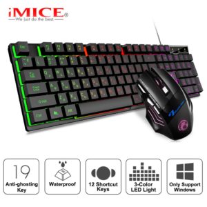 Gaming Keyboard and Mouse Set with RGB