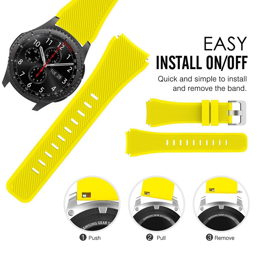 22mm Silicone band for samsung Galaxy Watch