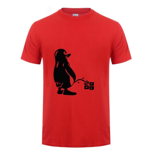 PENGUIN LINUX UBUNTU OZF T Shirt Men
