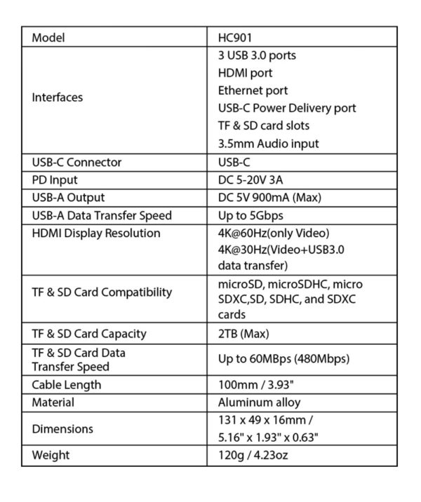 Type-C Docking Station USB Hub
