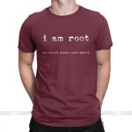 I Am Root T Shirts for Men Cotton