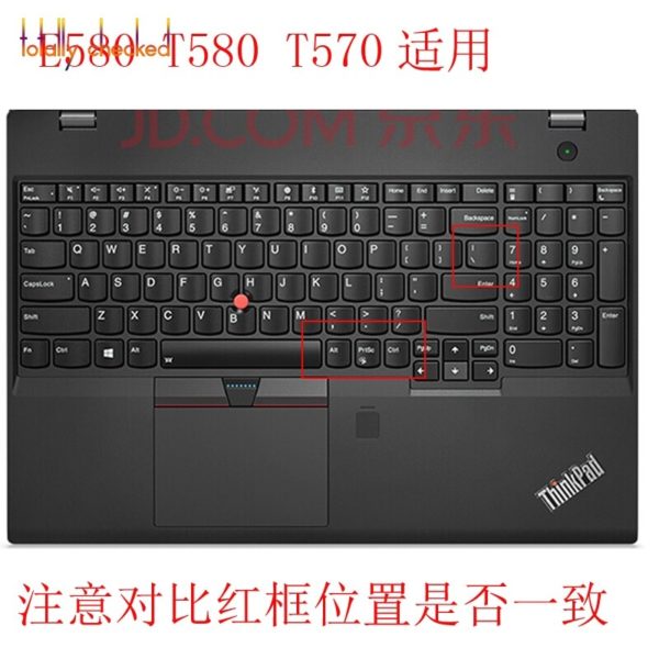 For Lenovo Thinkpad T580 P52S E15 E590 E595 E580 L580 15.6 inch Laptop Silicone Keyboard Cover Skin Protector 15''