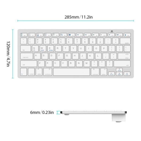 Professional Ultra-slim Wireless Keyboard Bluetooth 3.0