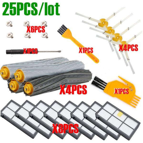 for IRobot Roomba Parts Kit Series 800 900 - Brushes and Filters